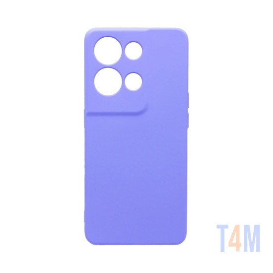 Silicone Case with Camera Shield for Oppo Reno 8 Pro Purple